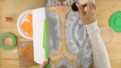 how to stencil a lampshade
