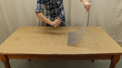 spray the stencil template