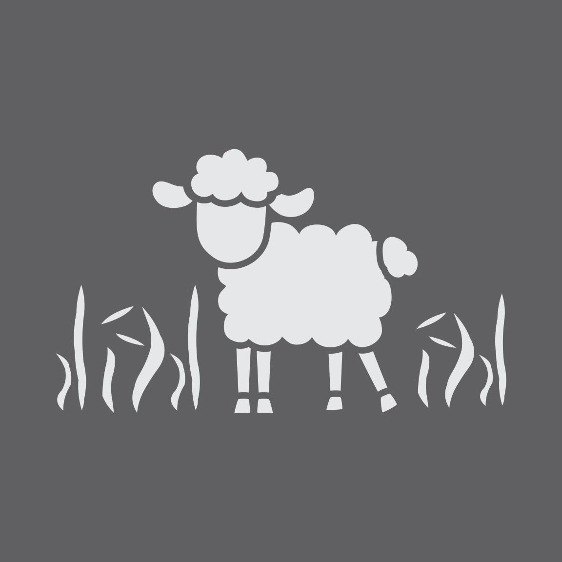 Spring Lamb Wall Stencil - Designer Stencils product image