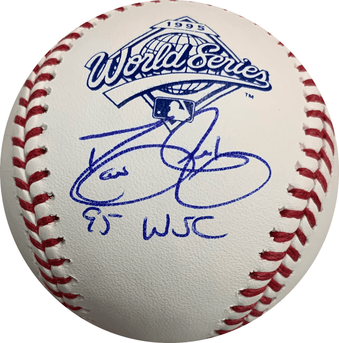 david justice autographed baseball