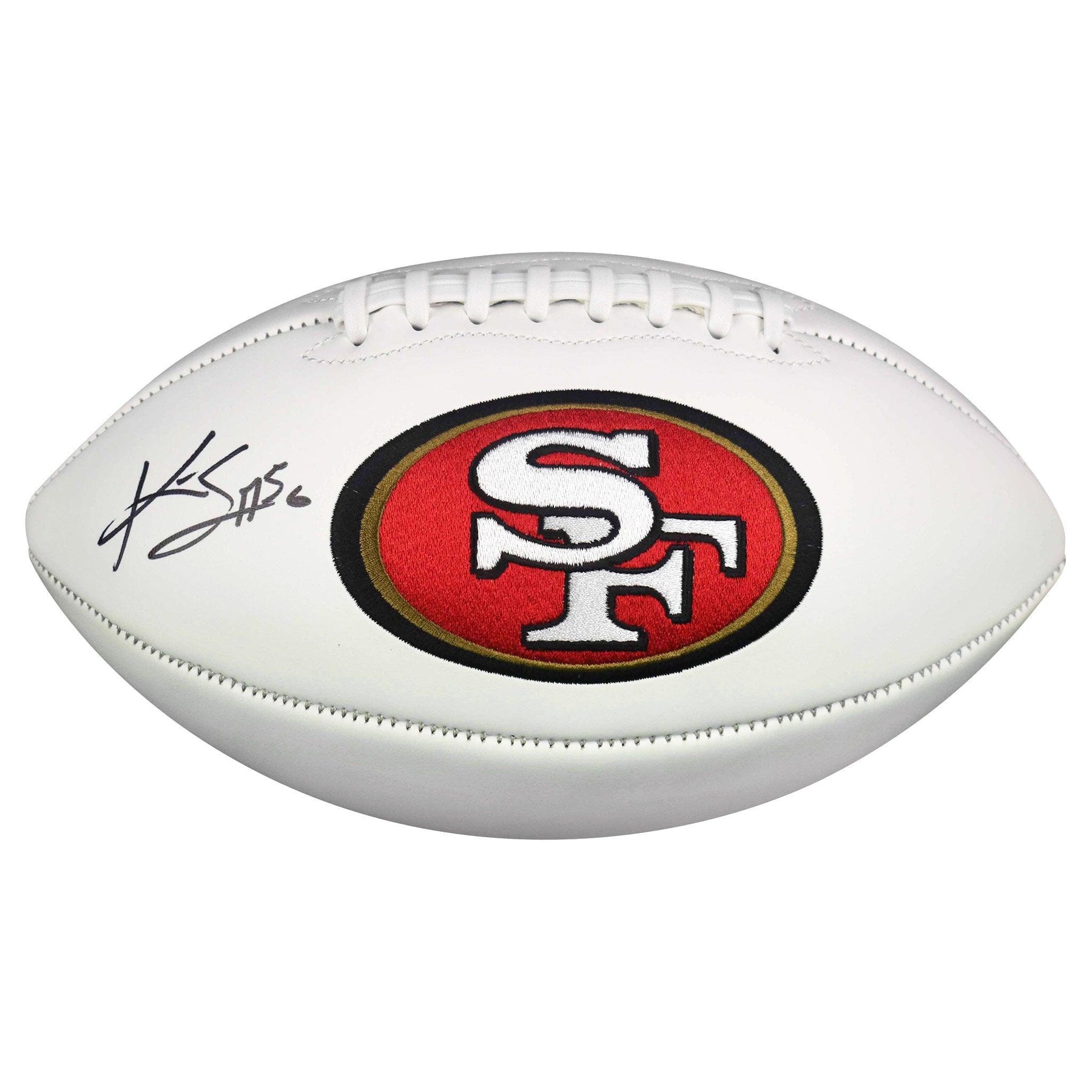 Kwon Alexander Signed San Francisco 49ers Logo Football Jsa Rsa