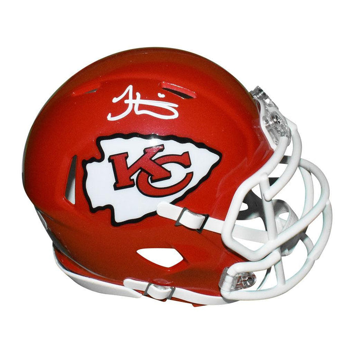 Tyreek Hill Autographed Kansas City Chiefs Speed Mini Football Helmet — RSA