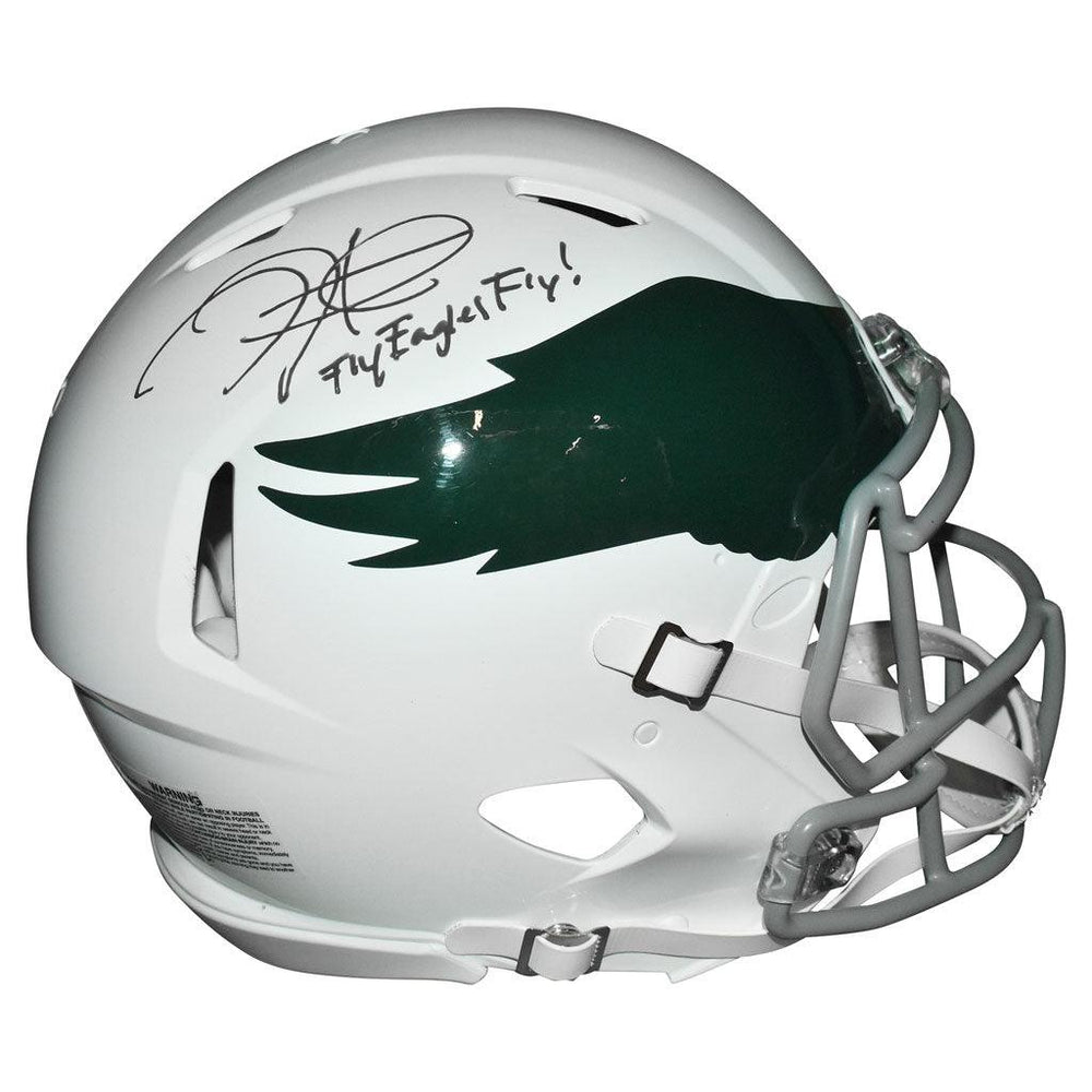 Brian Dawkins Signed Philadelphia Eagles Full Size Speed Authentic Helmet BAS