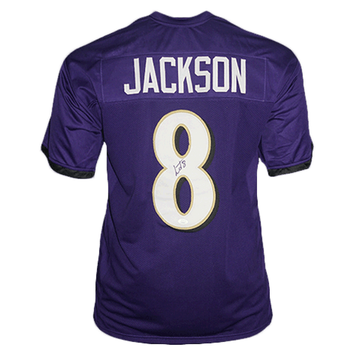 lamar jackson framed jersey