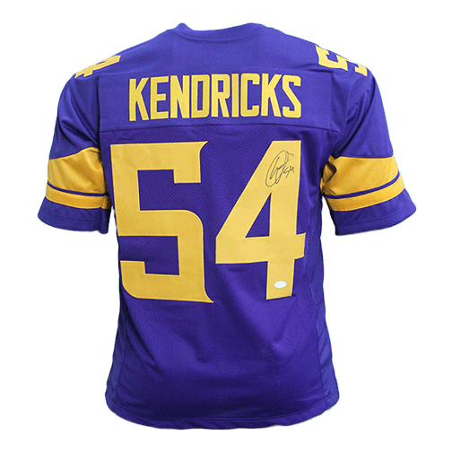 Eric Kendricks Signed Custom White Football Jersey