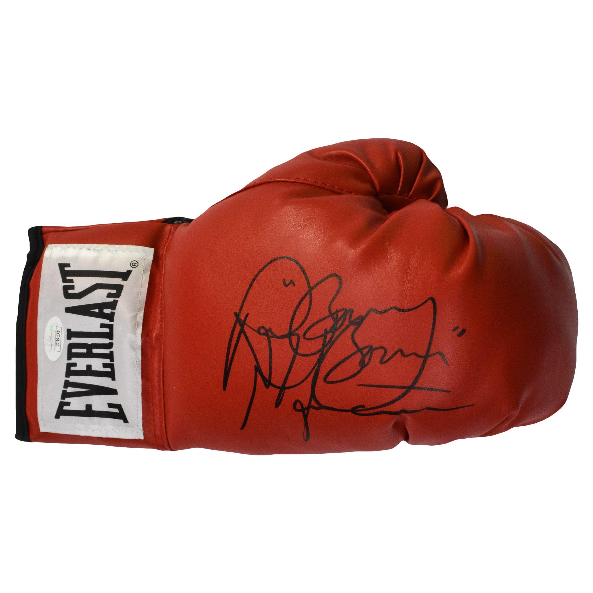 Ray "Boom Boom" Mancini Autographed Boxing Glove Red (JSA)