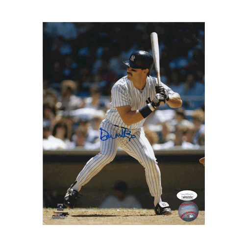 Don Mattingly Autographed New York Yankees Baseball Photo Pose 1