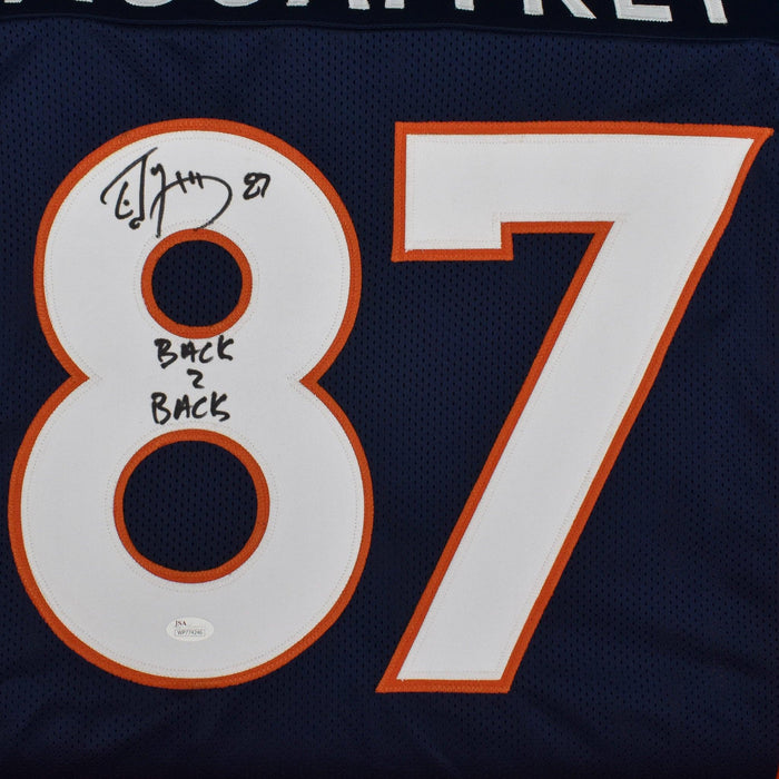 Denver Broncos Ed Mccaffrey Autographed Signed Inscribed Jersey Jsa Co –  MVP Authentics