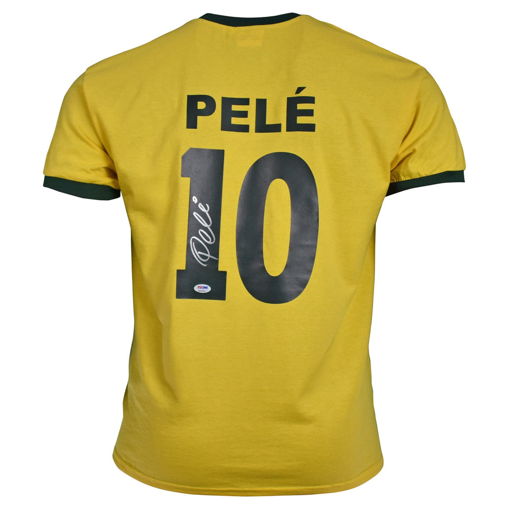 pele signed shirt