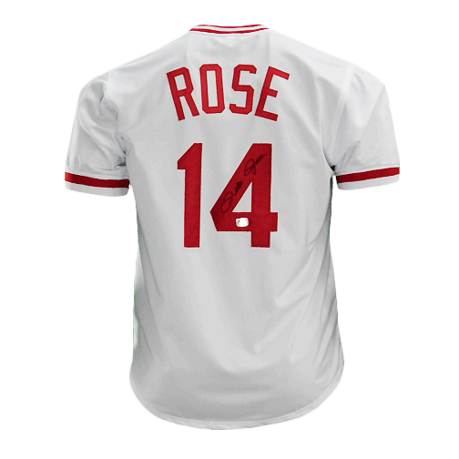 pete rose jersey signed