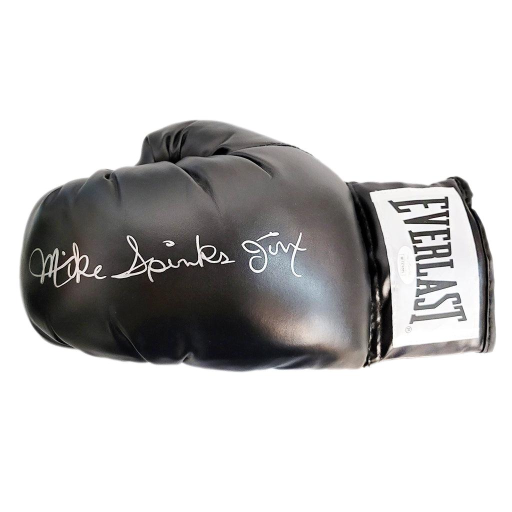 Michael Spinks "Jinx" Autographed Boxing Glove Black (JSA)