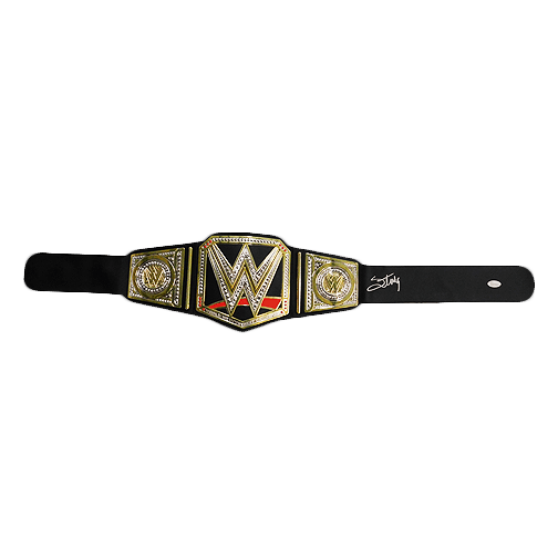 Sting Autographed Championship Replica Pro Wrestling Belt (JSA) — RSA