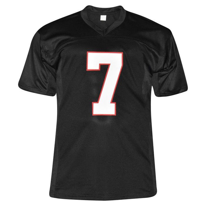 Autographed/Signed Michael Mike Vick Atlanta Retro Black Football Jersey  JSA COA at 's Sports Collectibles Store