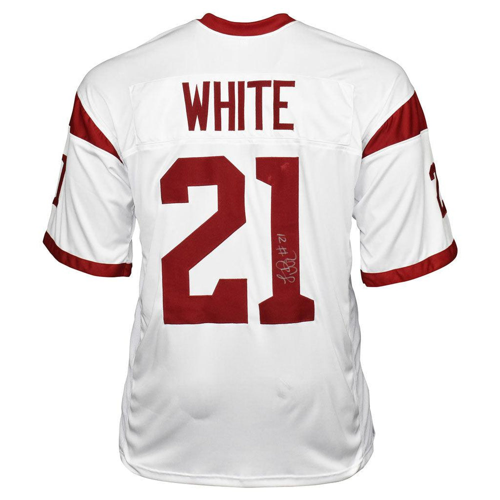 white usc football jersey