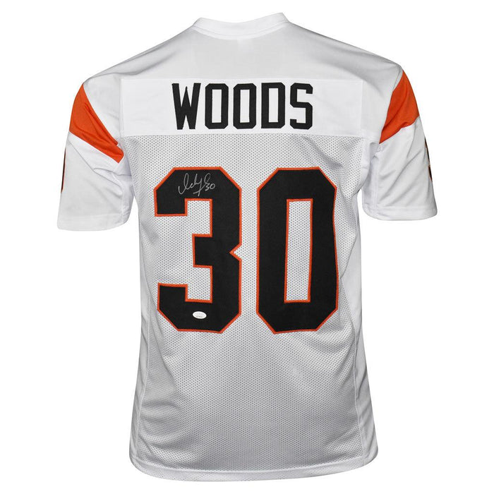 Mitchell & Ness Men's Cincinnati Bengals Ickey Woods #30 1988 White  Throwback Jersey