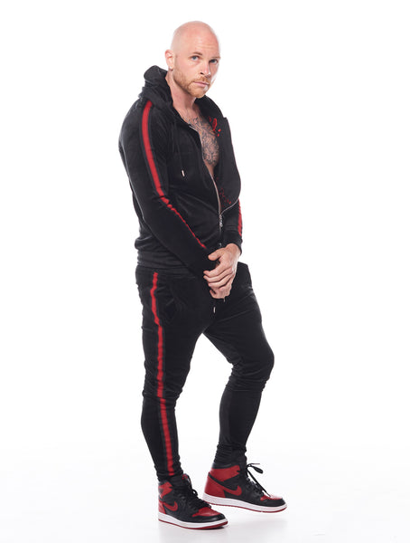 Tracksuit Black Red Roses by Project x Paris – BRIT BOSS POP UP STORE