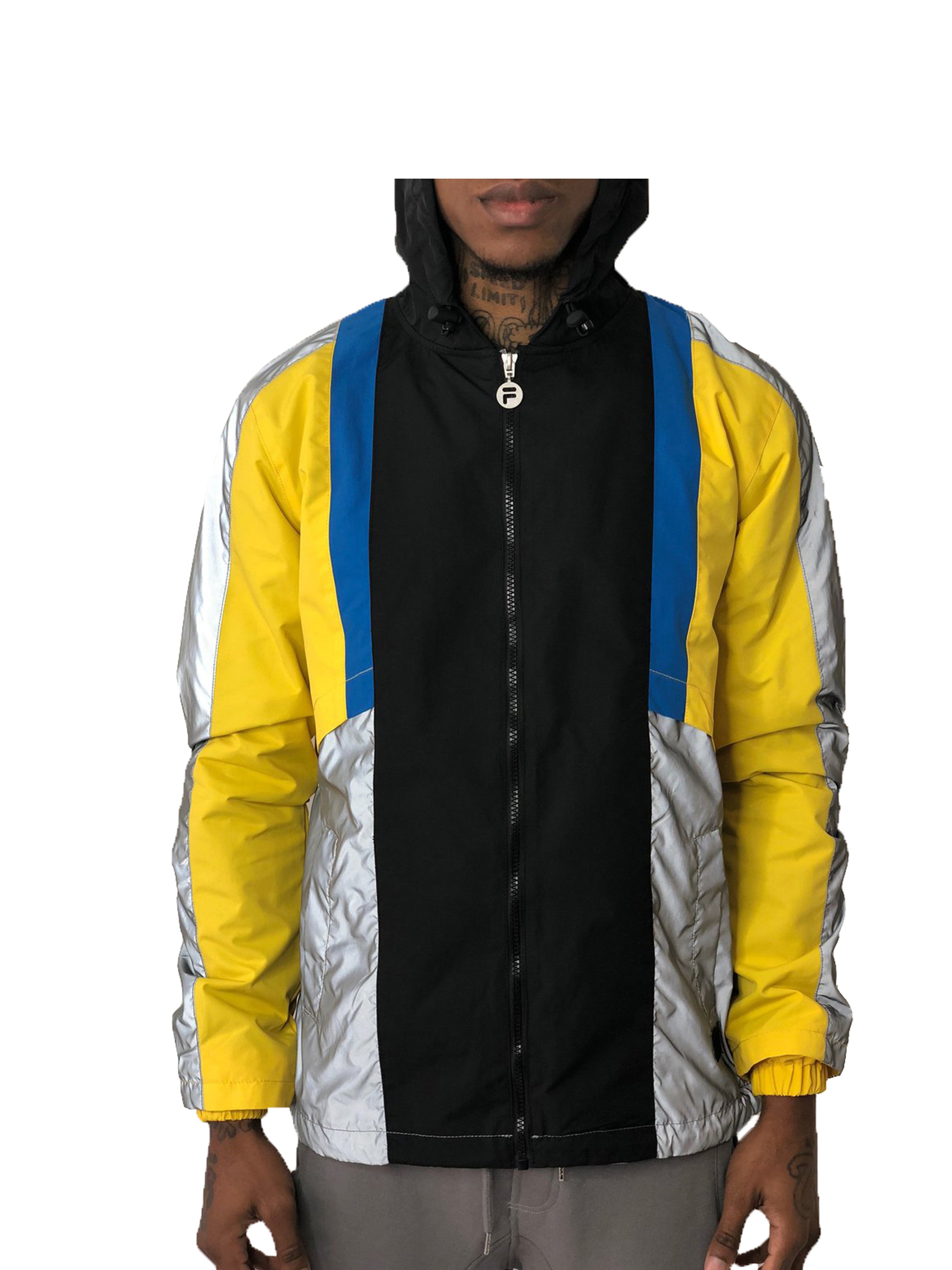 yellow fila windbreaker