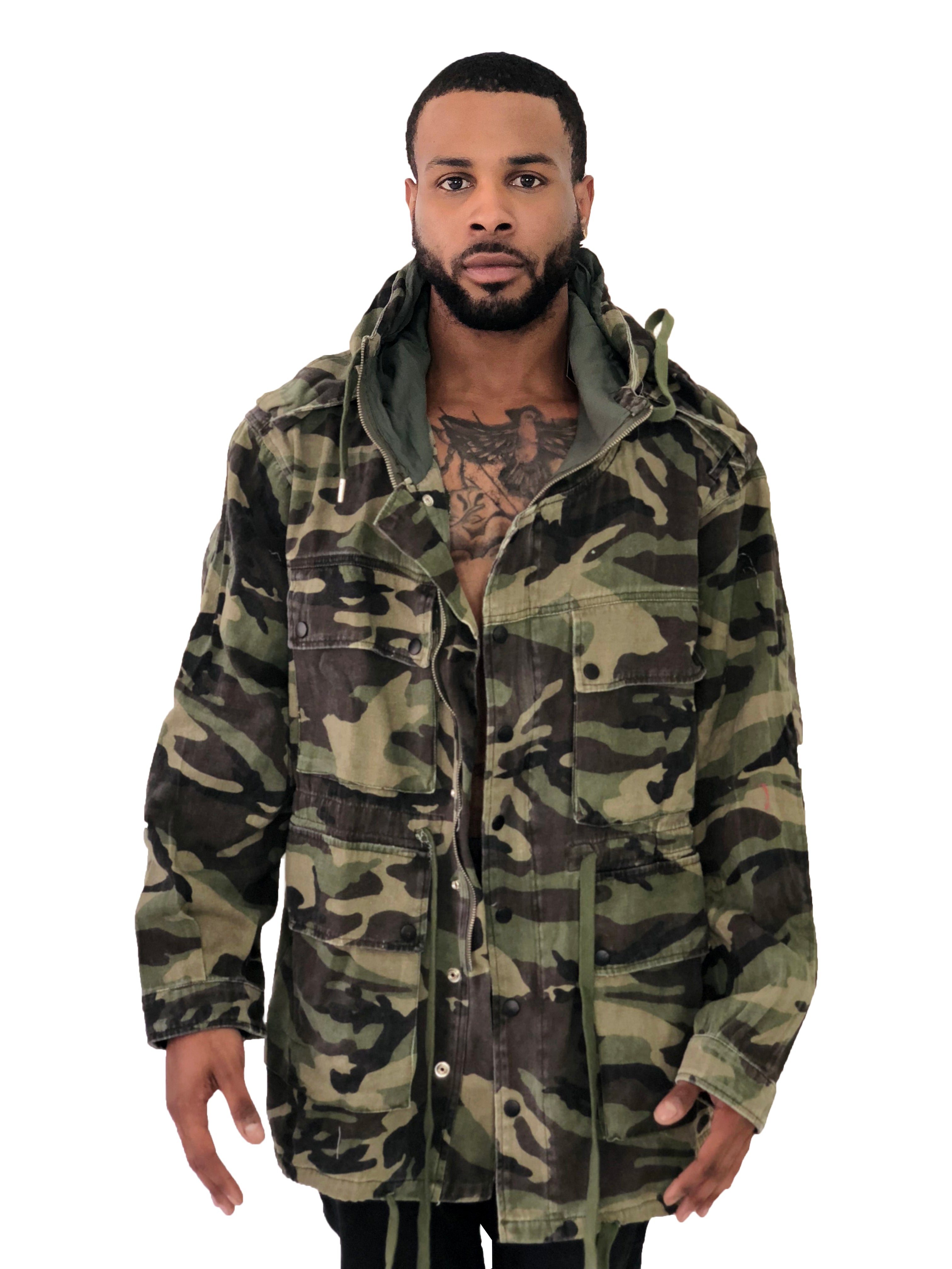 camo jacket men