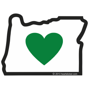 Heart In Oregon Logo