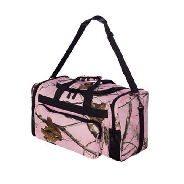 pink camo duffle bag