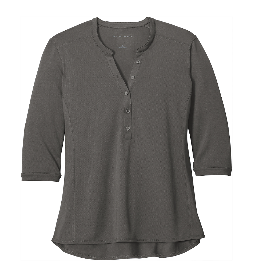 EAPC120. Port Authority ® Ladies UV Choice Pique Henley – Personal ...