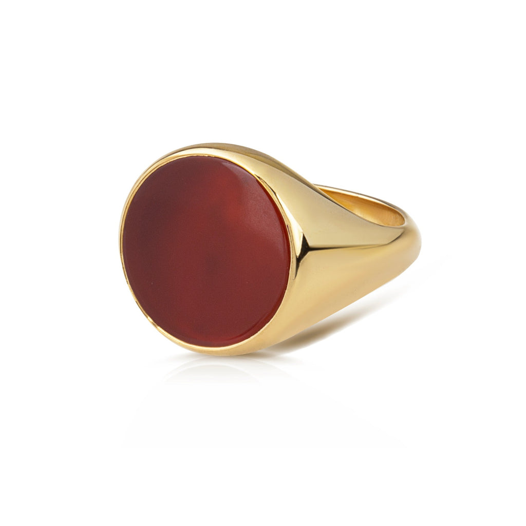 Fyie Signet Onyx Ring (with 14K Gold) – FYORO