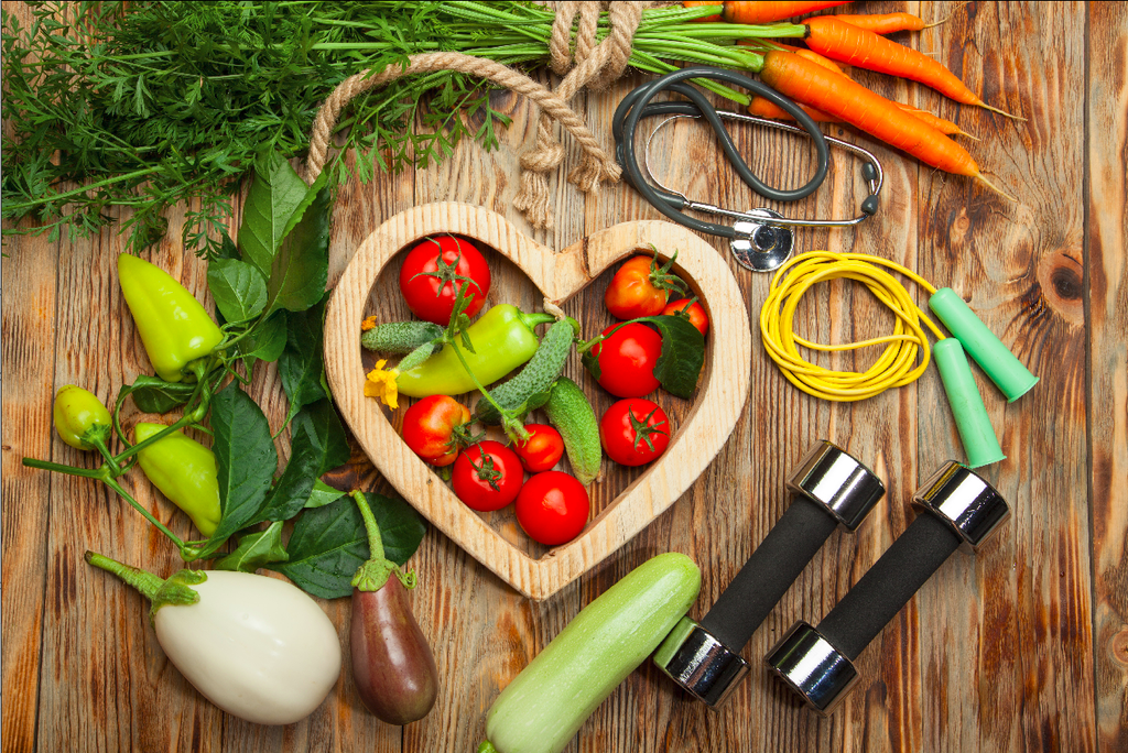 Table full of vegetables