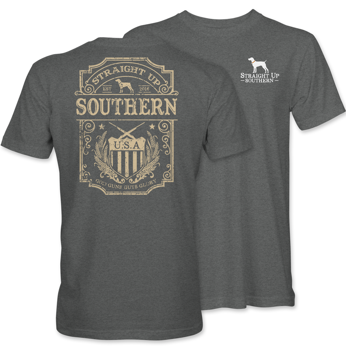 God Guns Label | Straight Up Southern