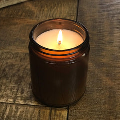 smoked jar candle