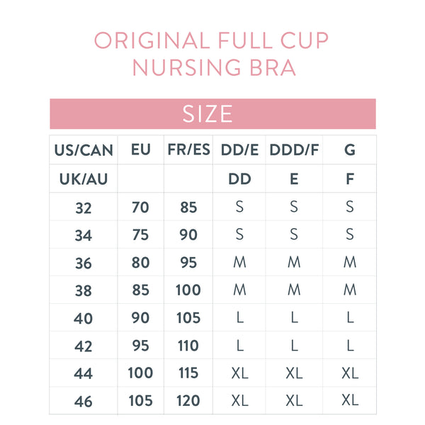 Ingrid Size Chart