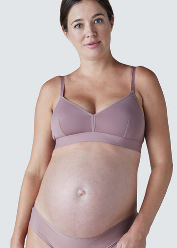 Bras Color Plain Women's Vest Maternity Bra Tops Pregnant Sports Bras with  Cups