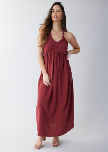 Ingrid & Isabel Maternity Ruched Tank Midi Dress, £88.00