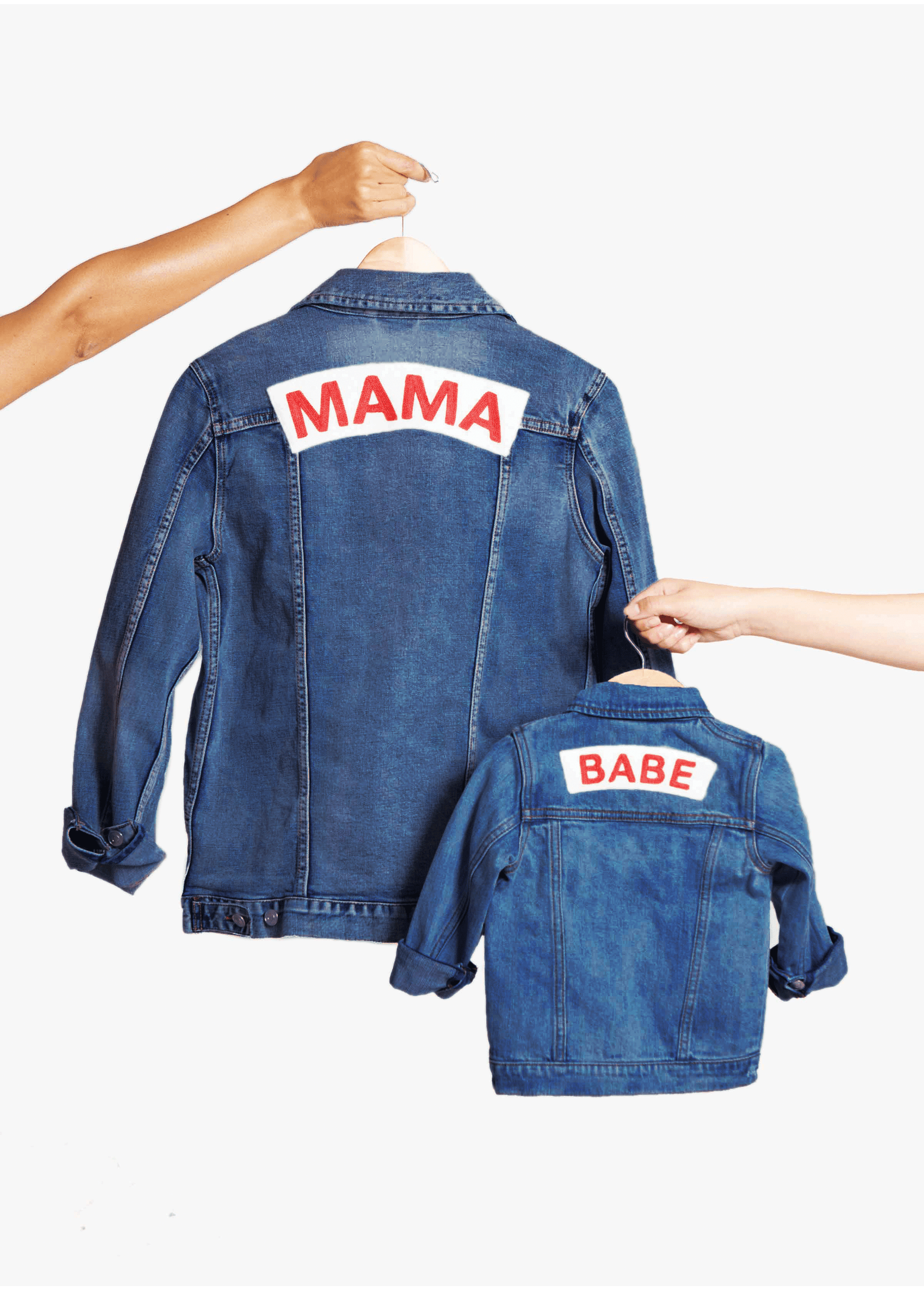 mommy and me jean jackets