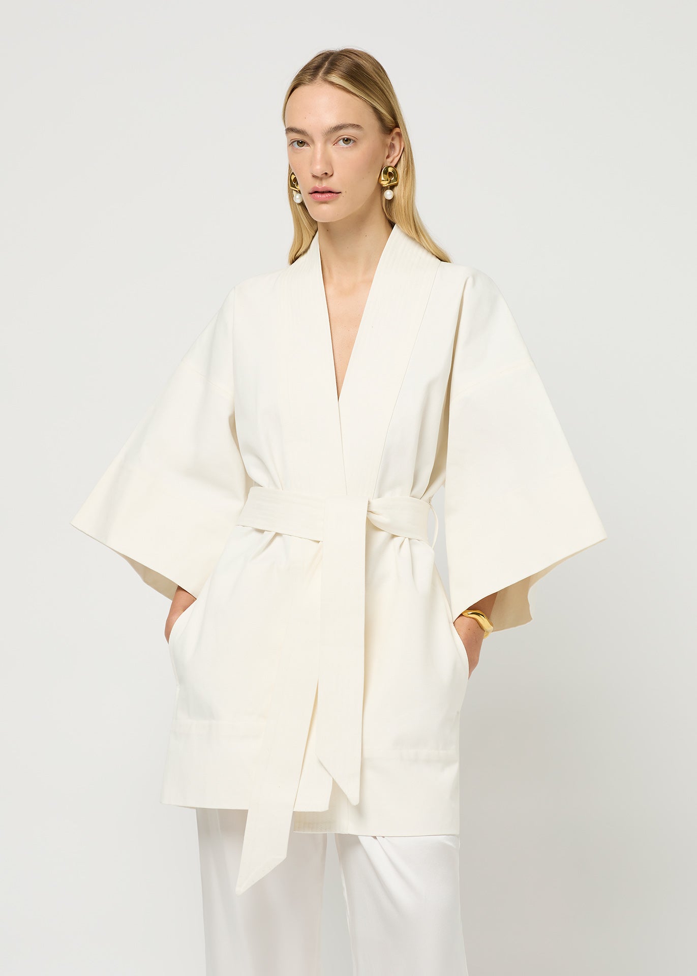 MAISON ESSENTIELE|Kimono Olive