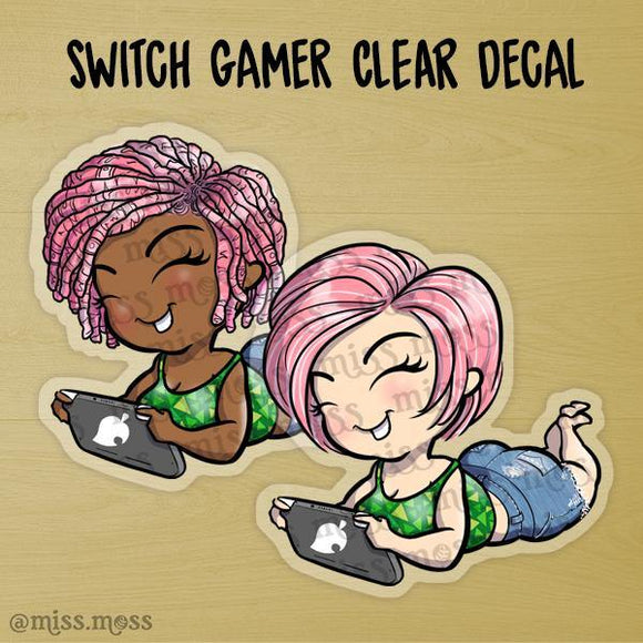 gamer girl nintendo switch