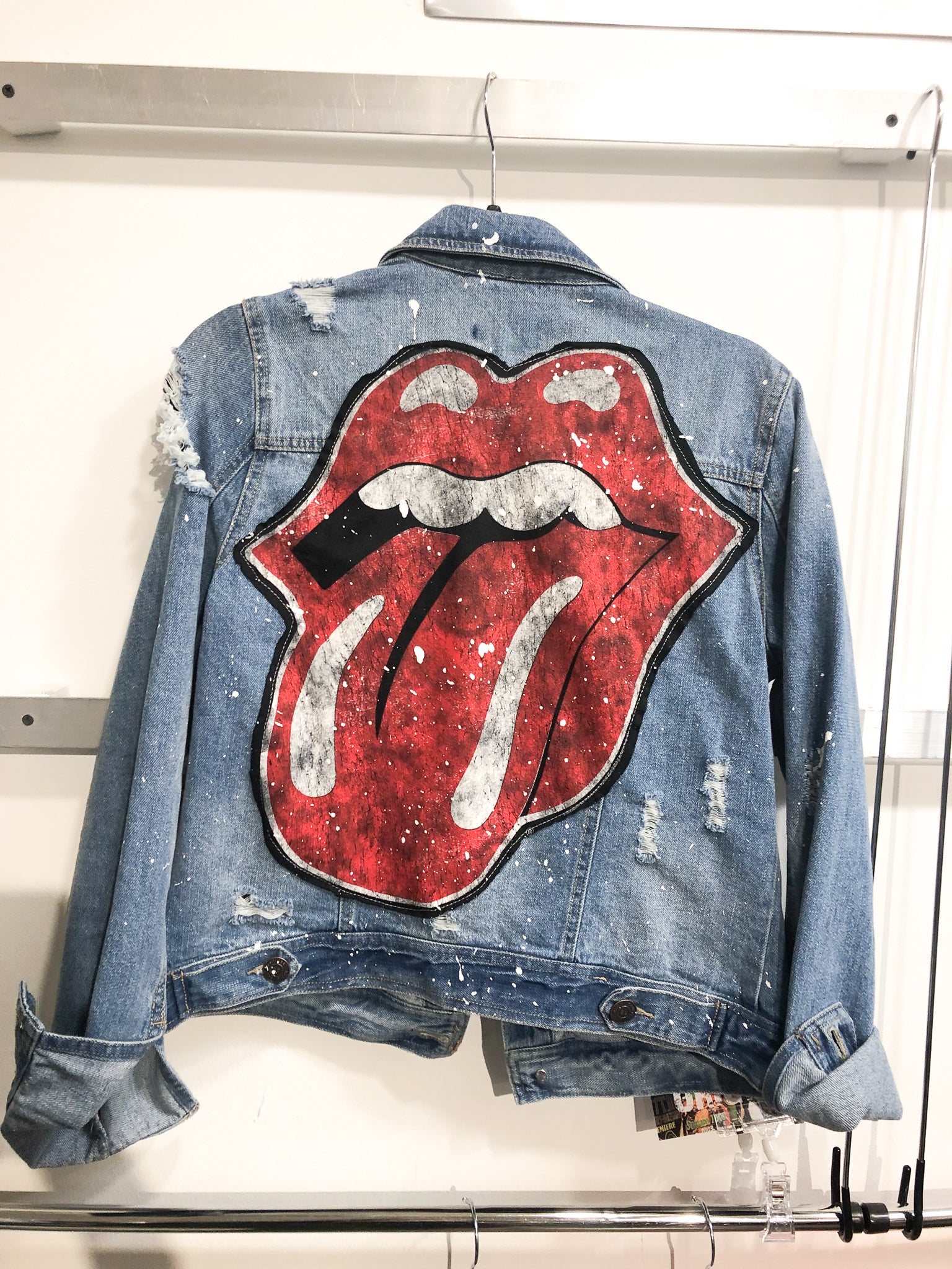 rolling stones jean jacket