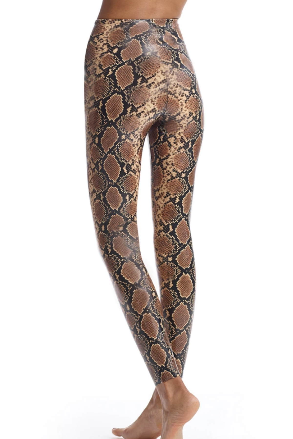 leather snakeskin pants