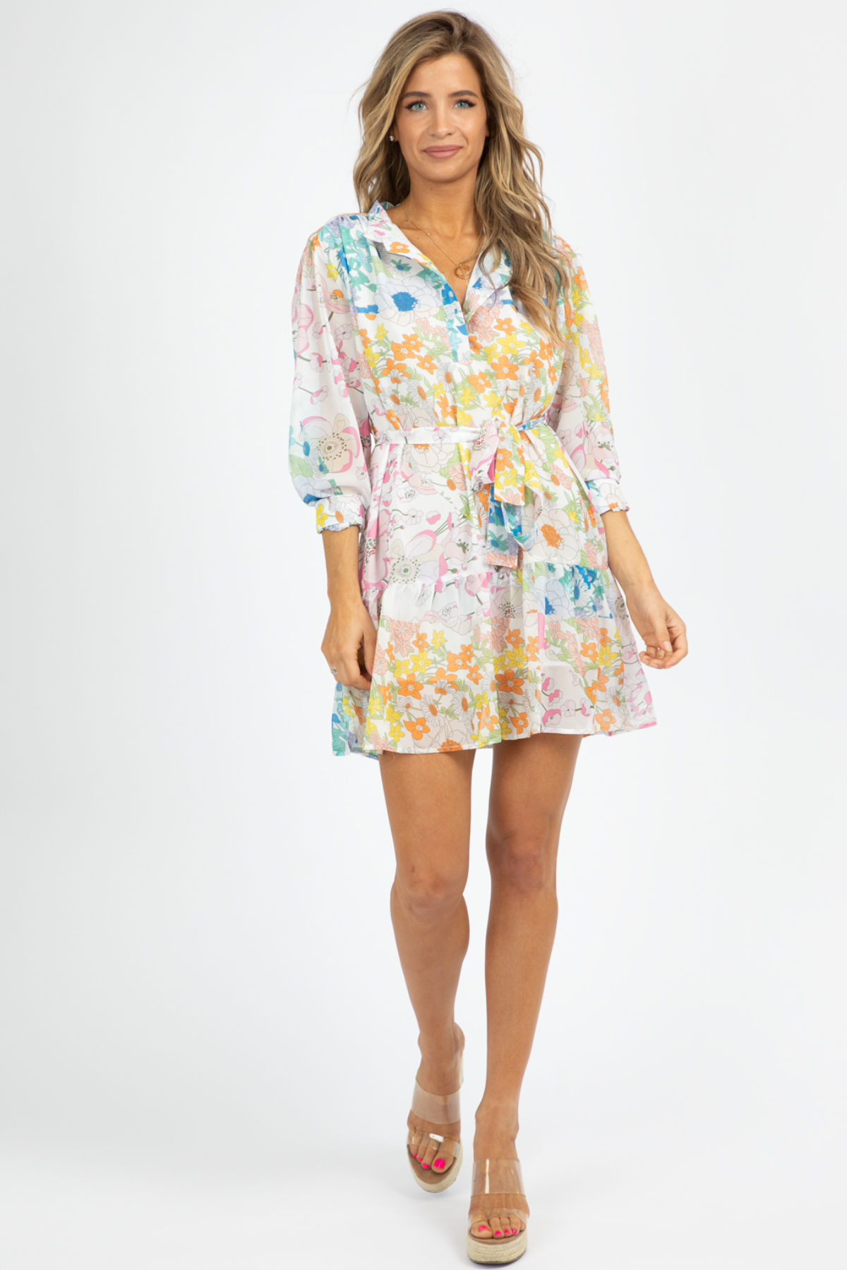 floral babydoll dress