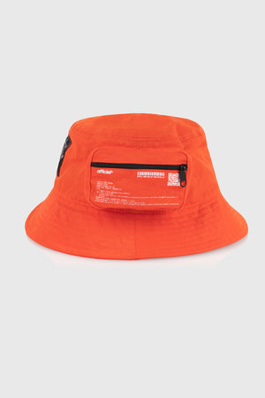 Bio-Tracker Cargo Bucket Hat (Orange) - The Official Brand
