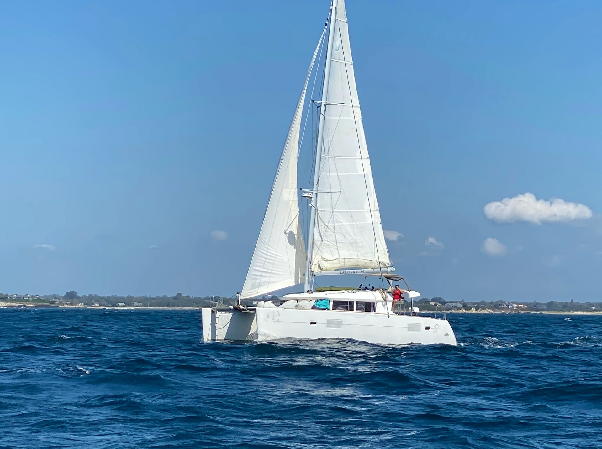 latitude 41 catamaran charter