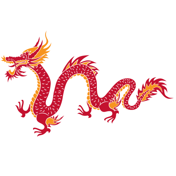 room uk ideas dining living Dragon Chinese Sticker Wall