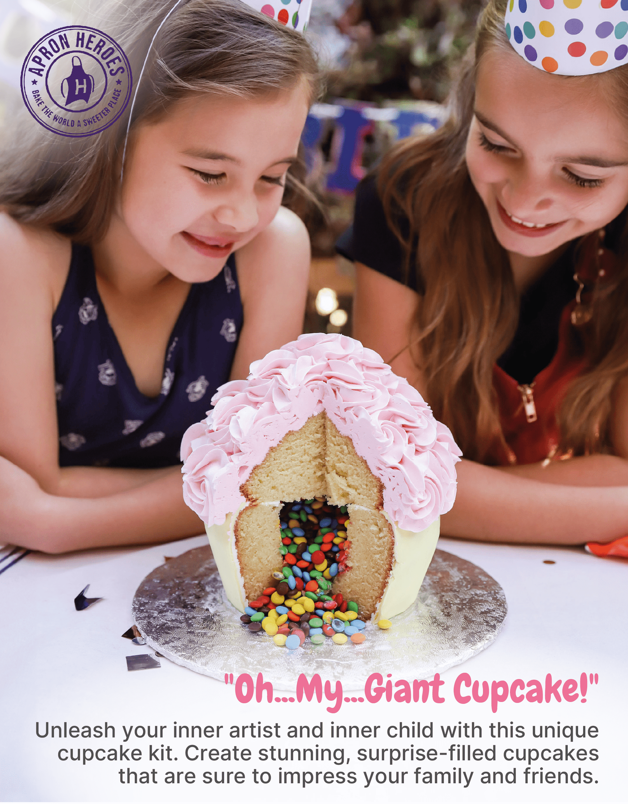 Giant cupcake cake - FunCakes