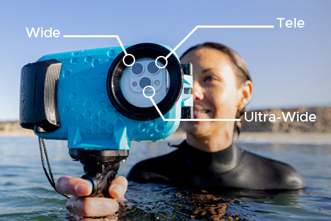 AxisGO Underwater Housing for iPhone 14 Range - AquaTech Imaging Solutions