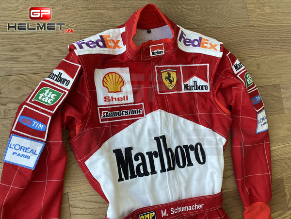 Michael Schumacher 2001 Racing Suit / Team Ferrari F1 – GPHelmet