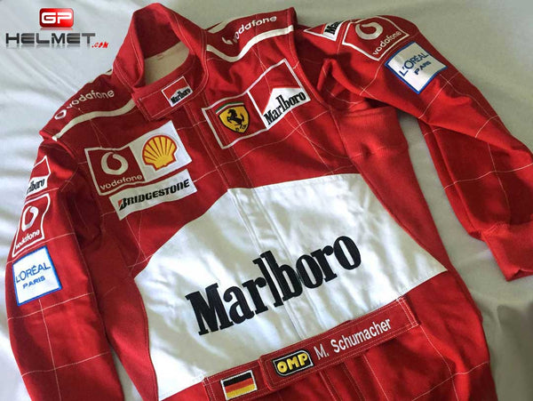 Michael Schumacher 2004 Racing Suit / Team Ferrari F1 – GPHelmet
