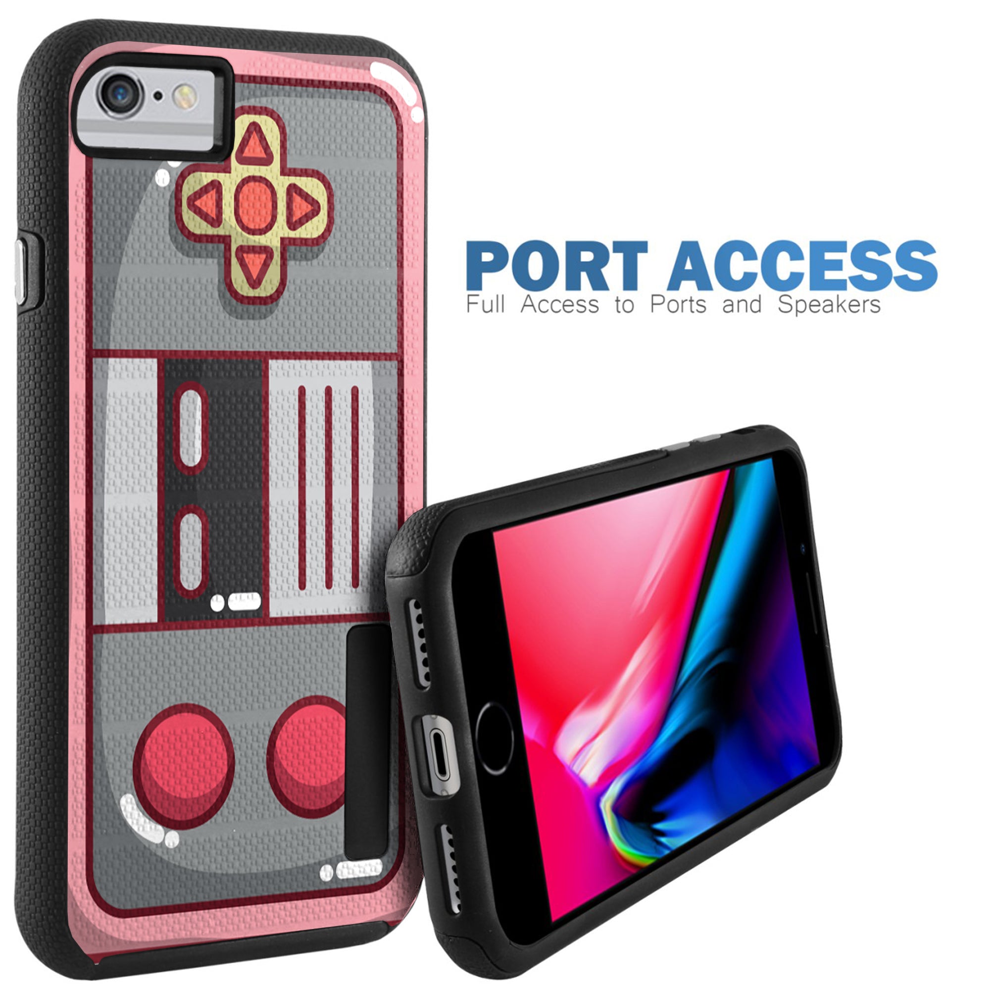Case for iPhone 7/ iPhone 8, Unique Two Piece Slim Case with Design - Picture 7 of 81