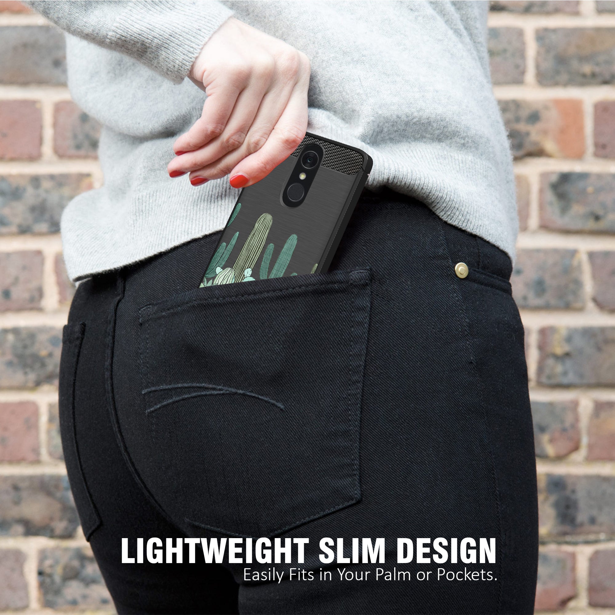 For LG Stylo 5 (2019), Slim Tribal Floral TPU Flexible Black Case - Picture 31 of 169