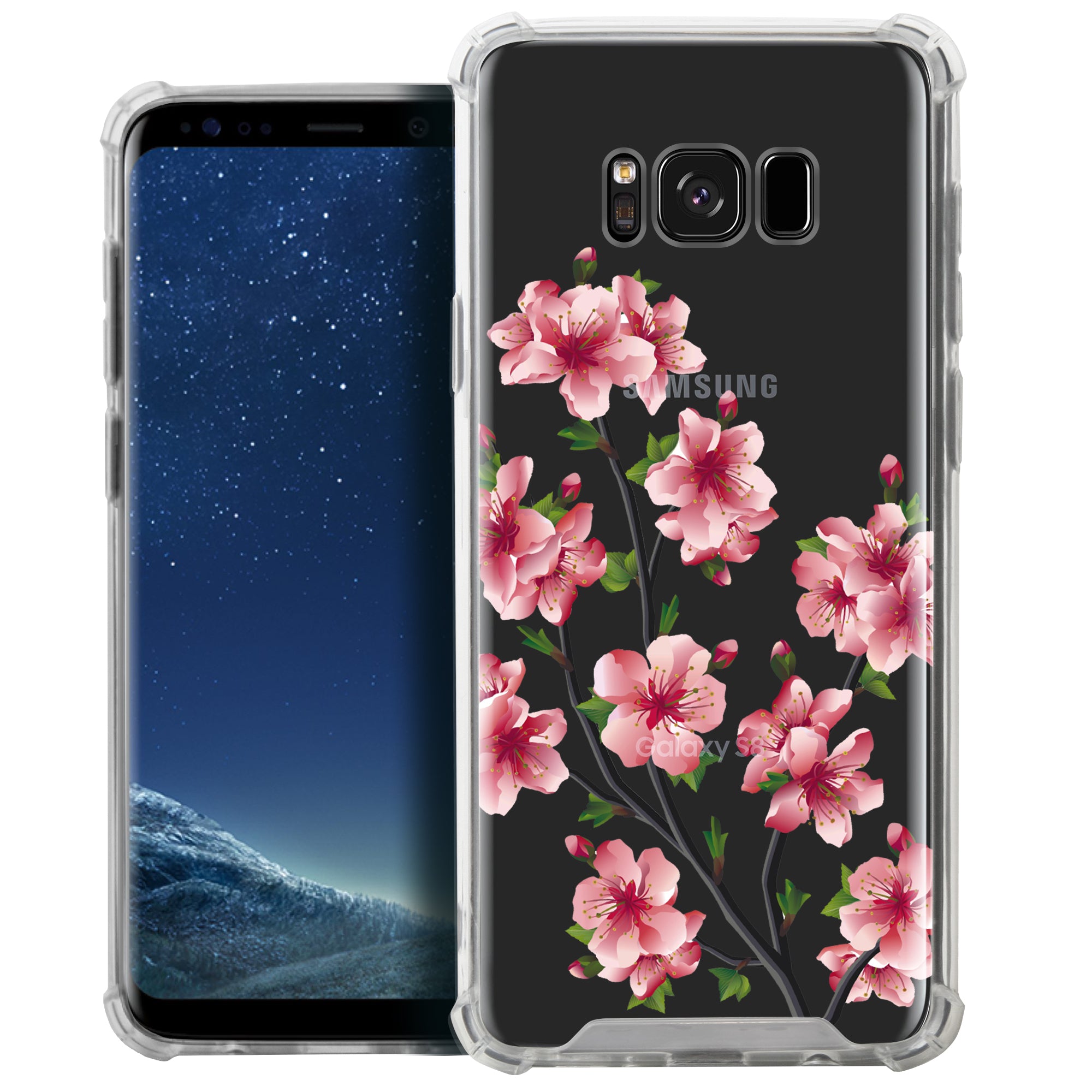 For (Samsung Galaxy S8) Slim Tough Clear Shock Bumper TPU Case SET12 - Picture 27 of 141