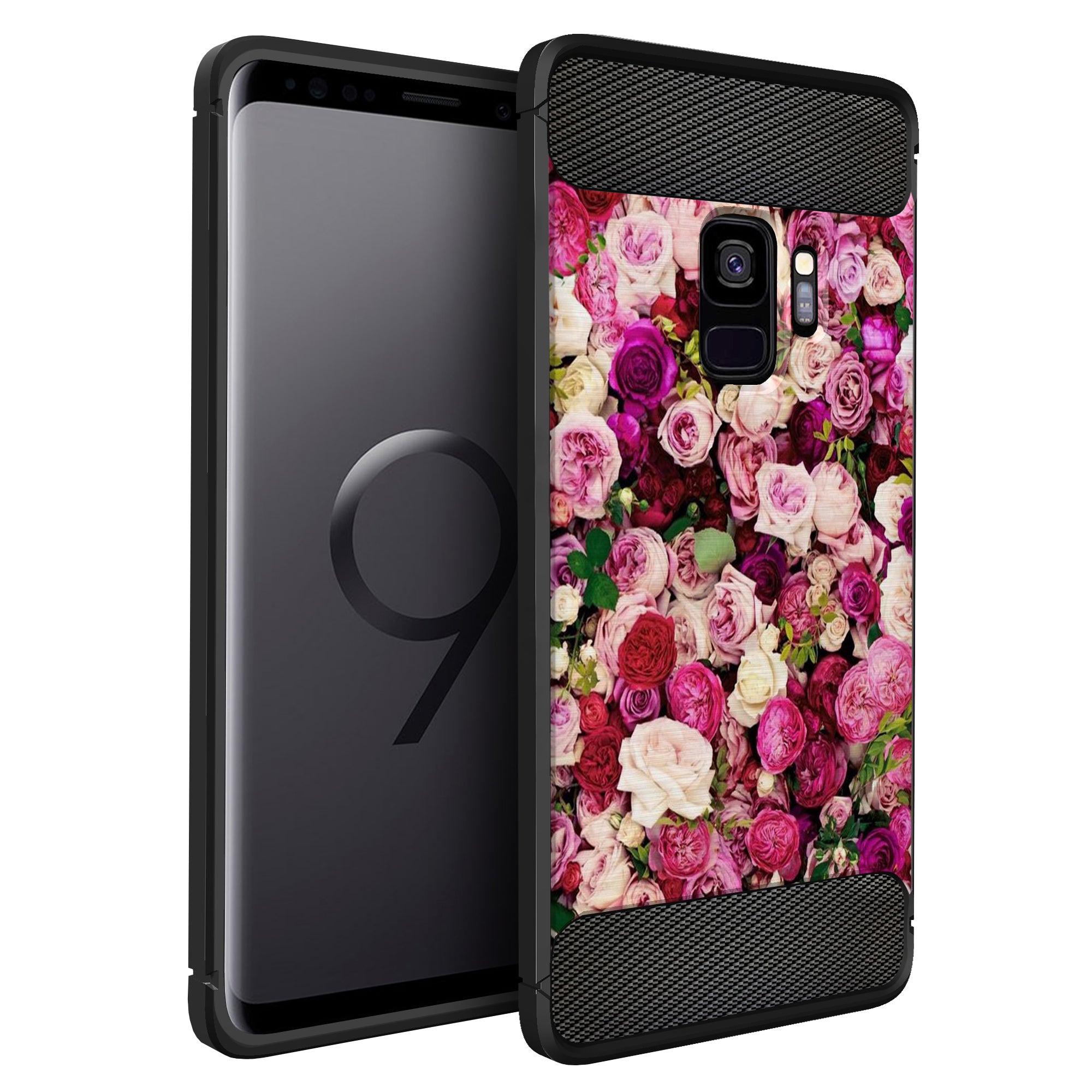Case for (Galaxy S9+ /S9 Plus) Black Flexible Scratch Defender TPU Cover - Picture 44 of 85
