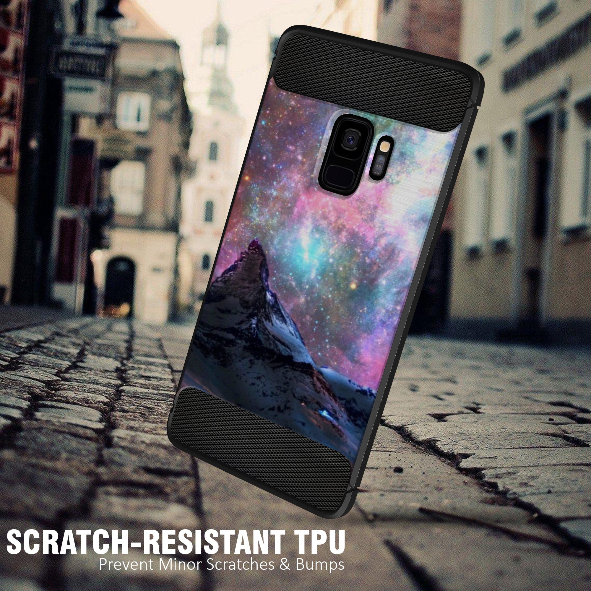 Case for (Galaxy S9+ /S9 Plus) Black Flexible Scratch Defender TPU Cover - Picture 21 of 85